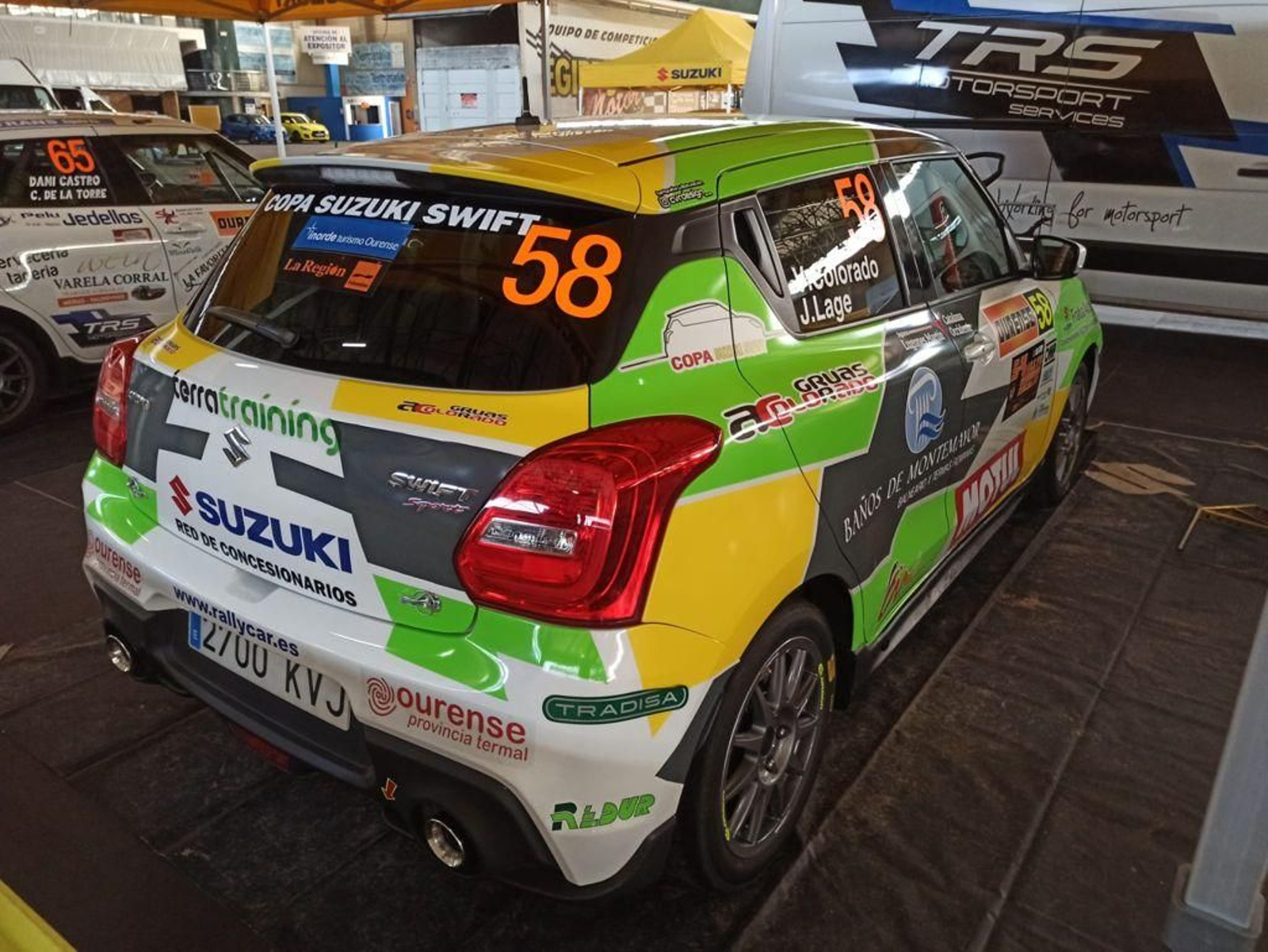 La jornada de verificaciones de este martes en Expourense da las últimas pinceladas para el Rally 2021 (David Villarino y Diego Sotelo)