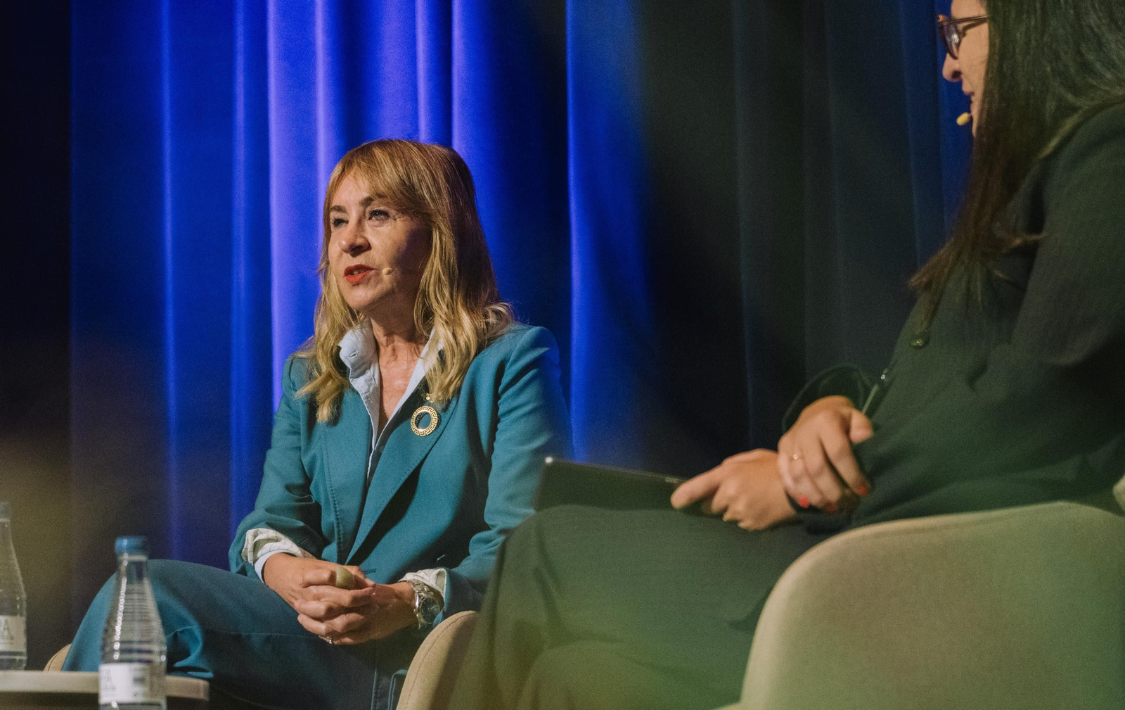 Tona Martínez, preside la Asociación Gallega de Empresa Familiar y es consejera de Finsa, ayer en Vigo.