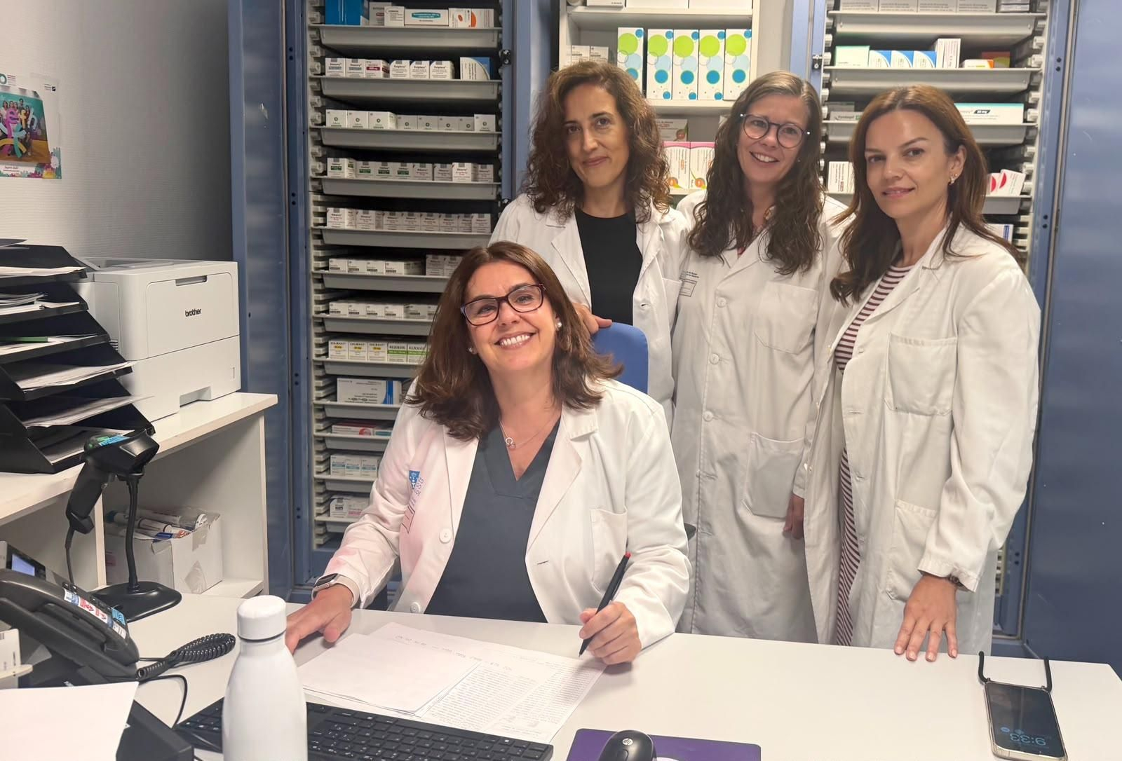 Integrantes del servicio de Farmacia del Área Sanitaria.