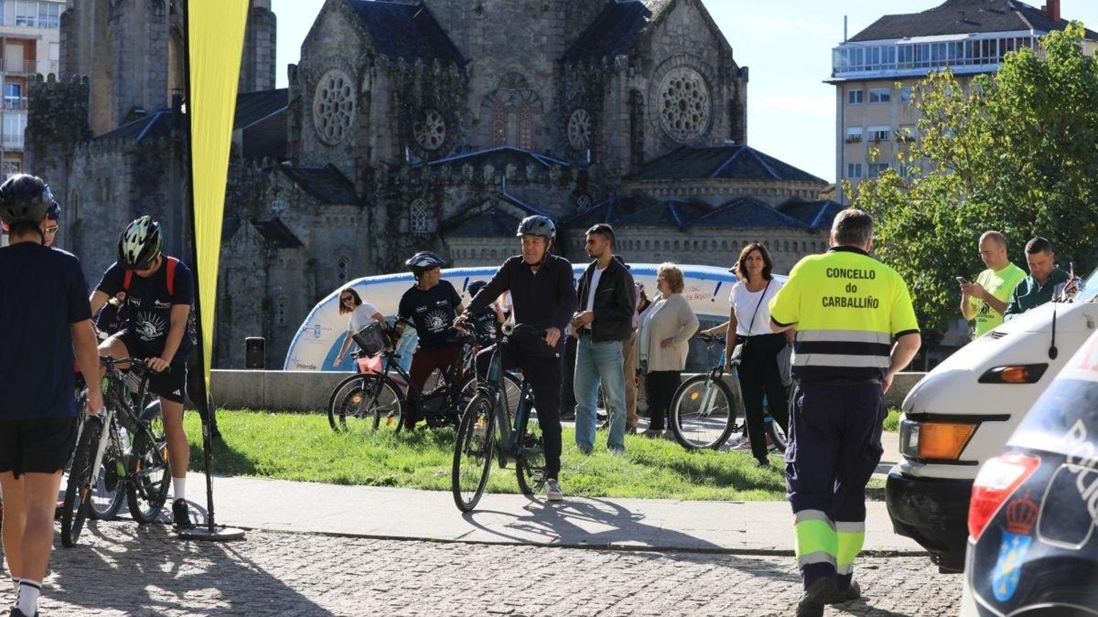A Veracruz, punto de encuentro al que no faltó el alcalde.