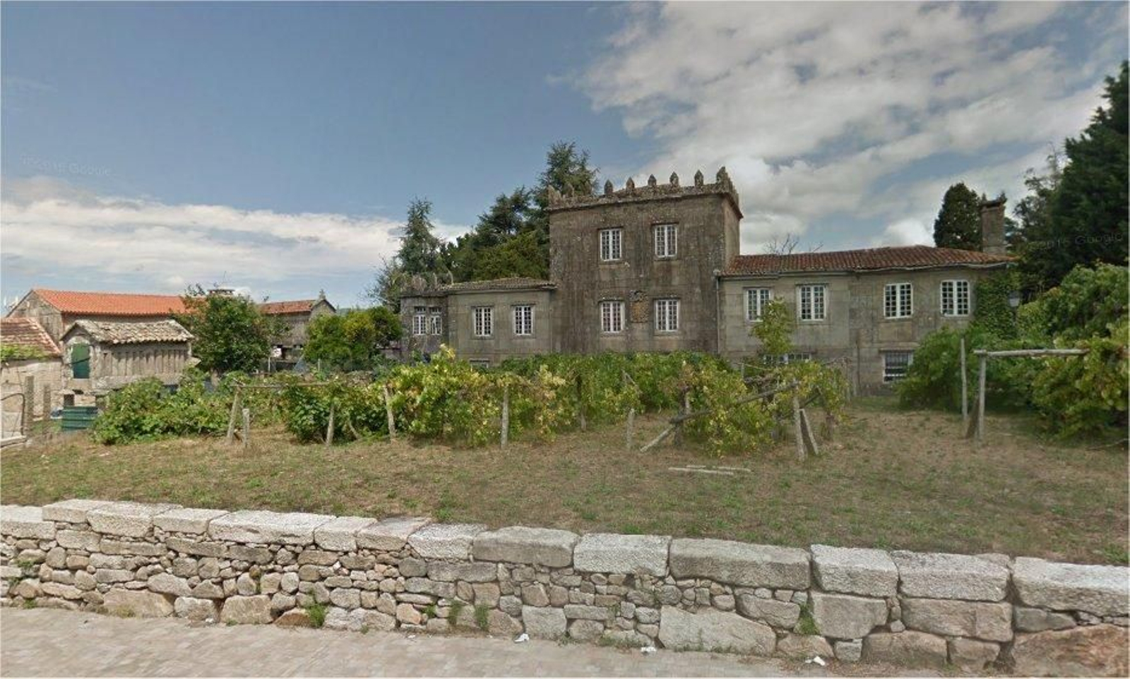 Exterior del Pazo da Parda, en los alrededores de la ciudad de Pontevedra.