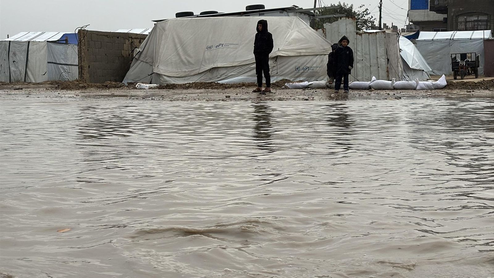 Inundaciones en Gaza