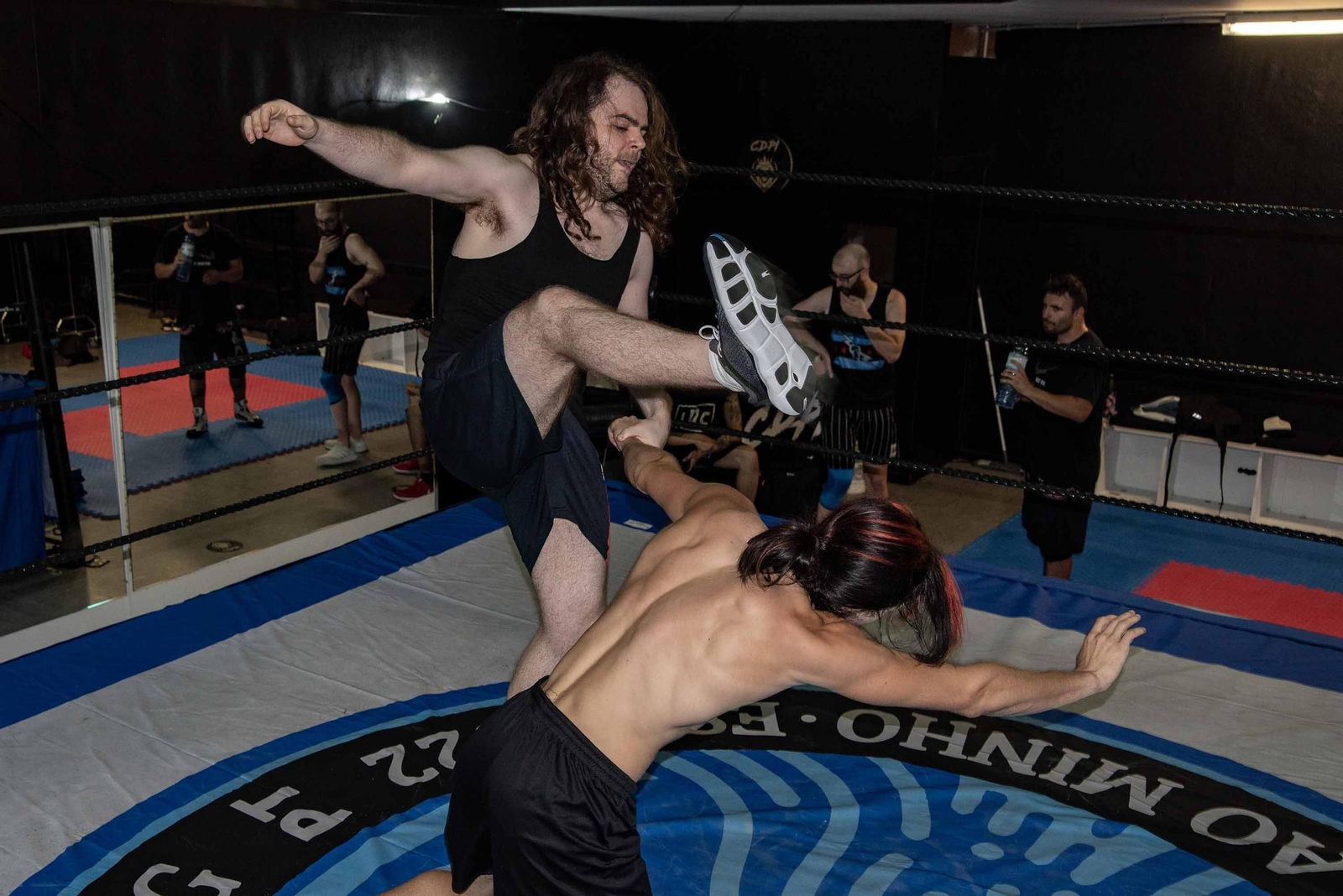 Galería | Así entrenan los luchadores de Atlántica Wrestling