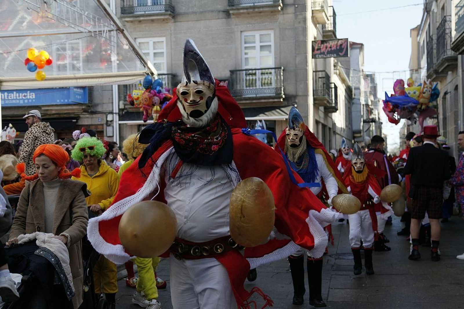 Saída das pantallas no Domingo Corredoiro.