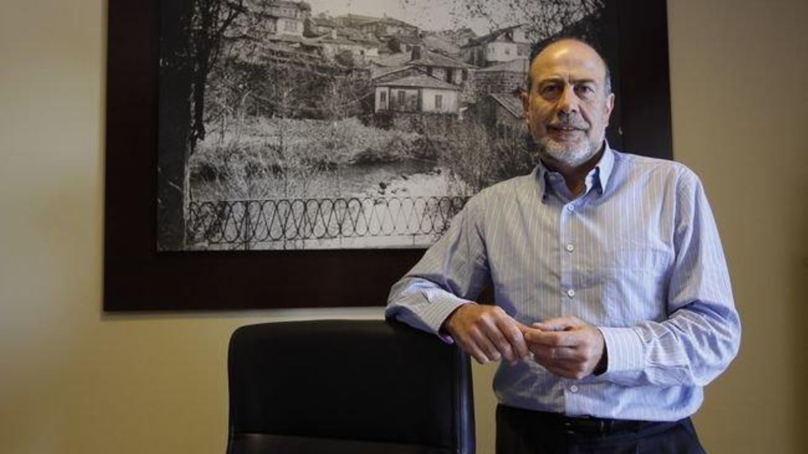 Allariz. 01-06-11. Provincia. Entrevista a Francisco García, alcalde de Allariz.Foto: Xesús Fariñas