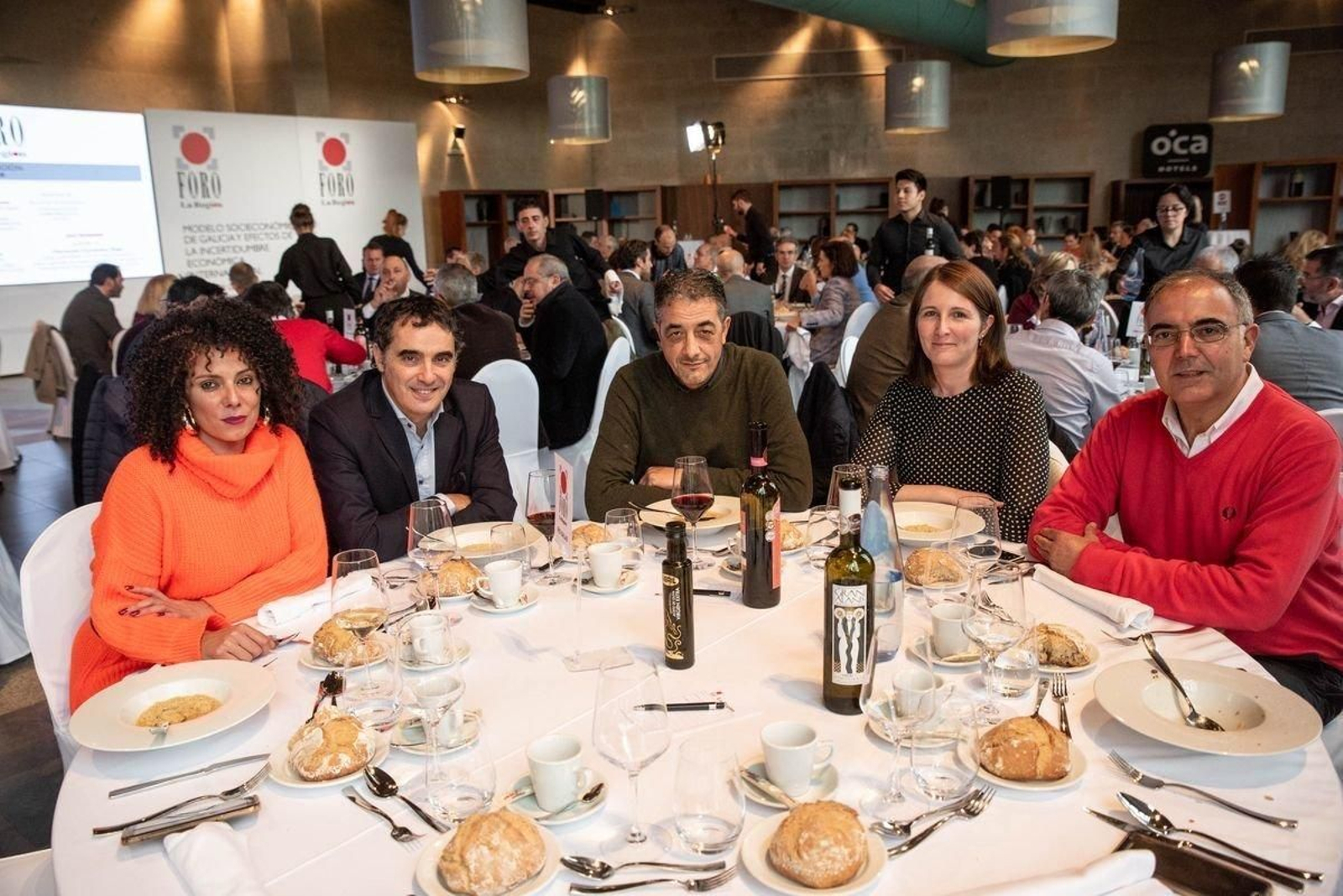 Zaida Rodríguez, Cesáreo Fernández, Xan Xosé Rodríguez, Sofía Liste y Emilio Alonso Iglesias