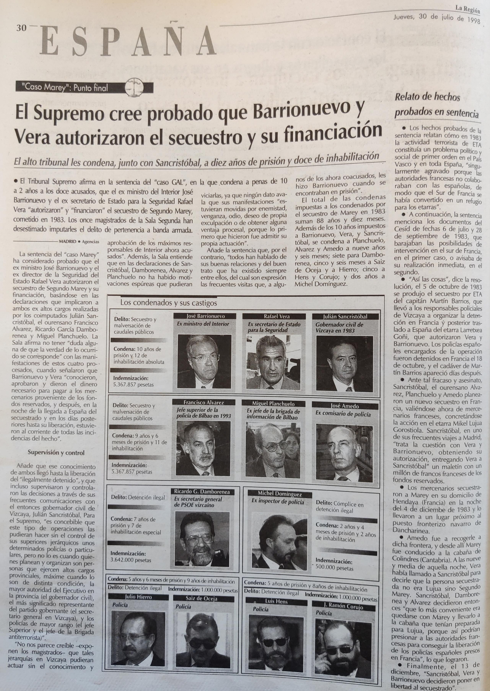 Noticia de La Región.