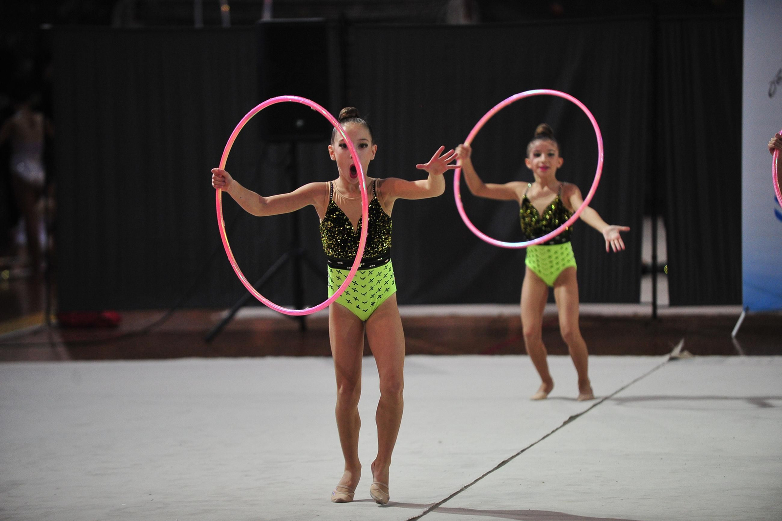 Las artistas del tapiz volvieron a brillar en el Campeonato Base de Gimnasia