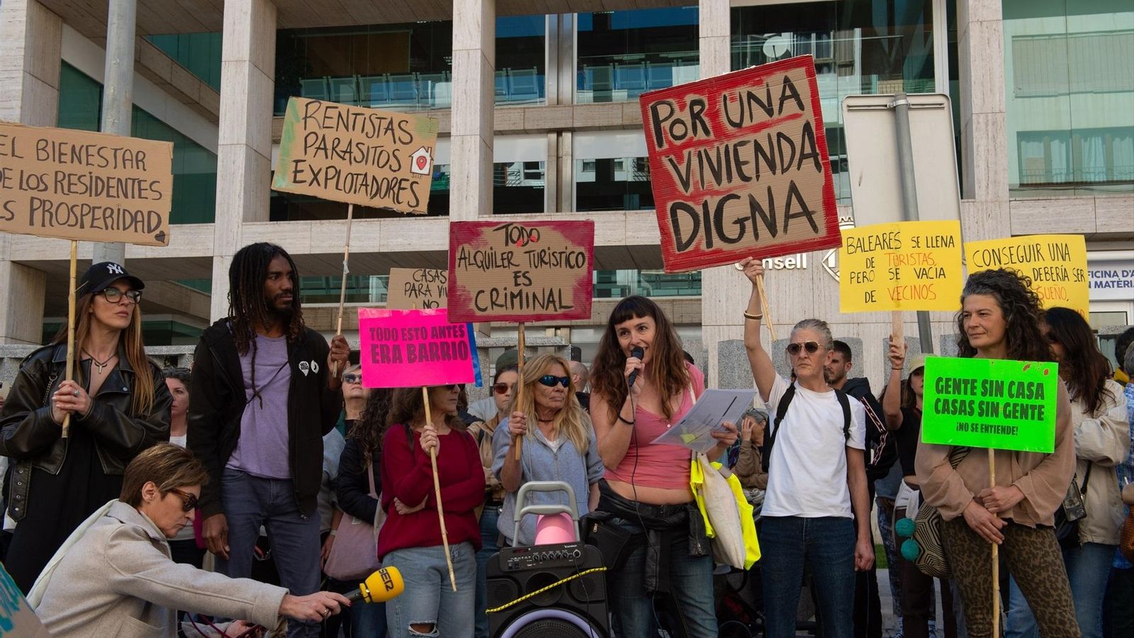 Manifestación en Ibiza