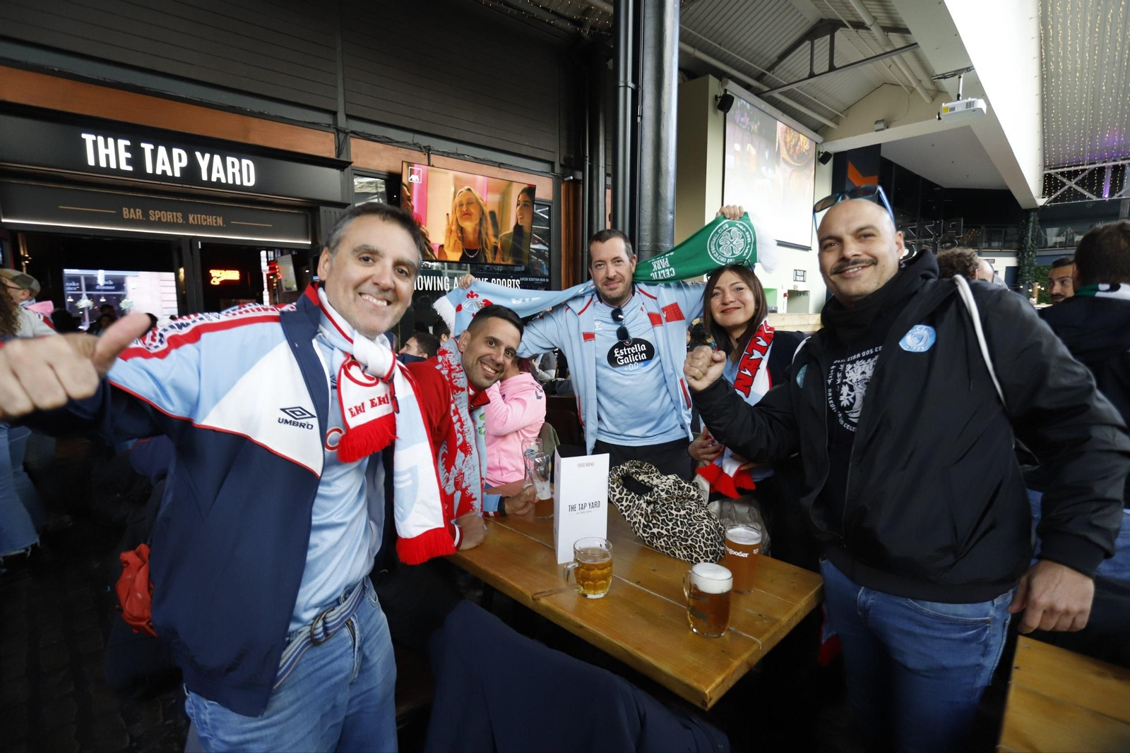Galería | El celtismo toma Glasgow con unos 3.000 aficionados desplazados