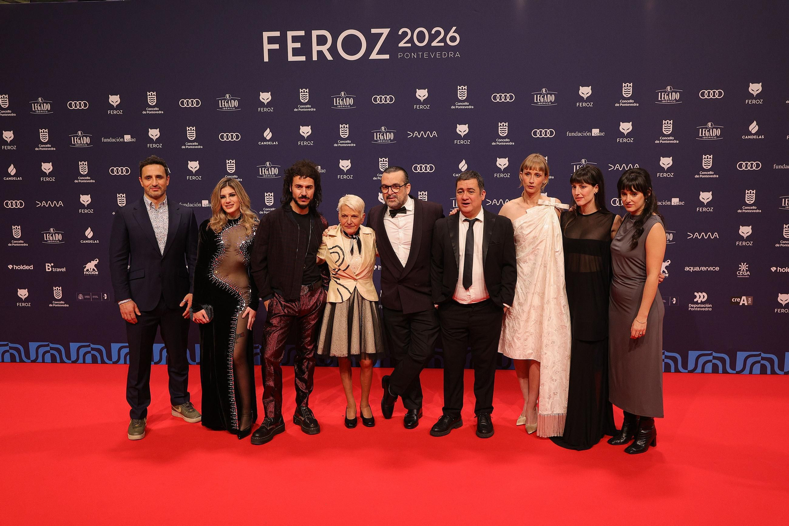 Galería | La alfombra roja de los Premios Feroz 2026 en Pontevedra