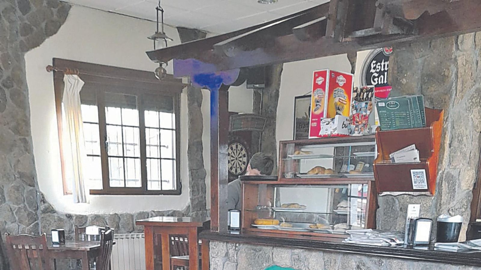 Interior de A Rella, situada en A Gudiña.