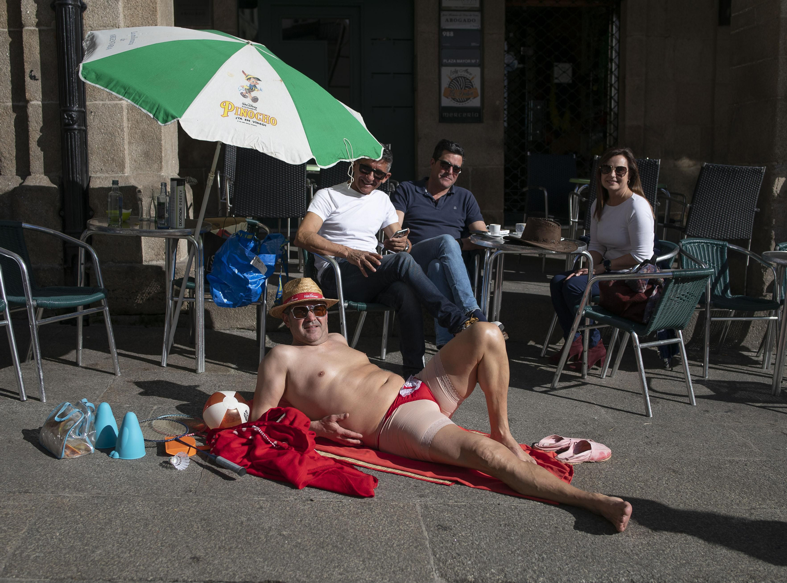 Veraneante en Ourense en pleno invierno