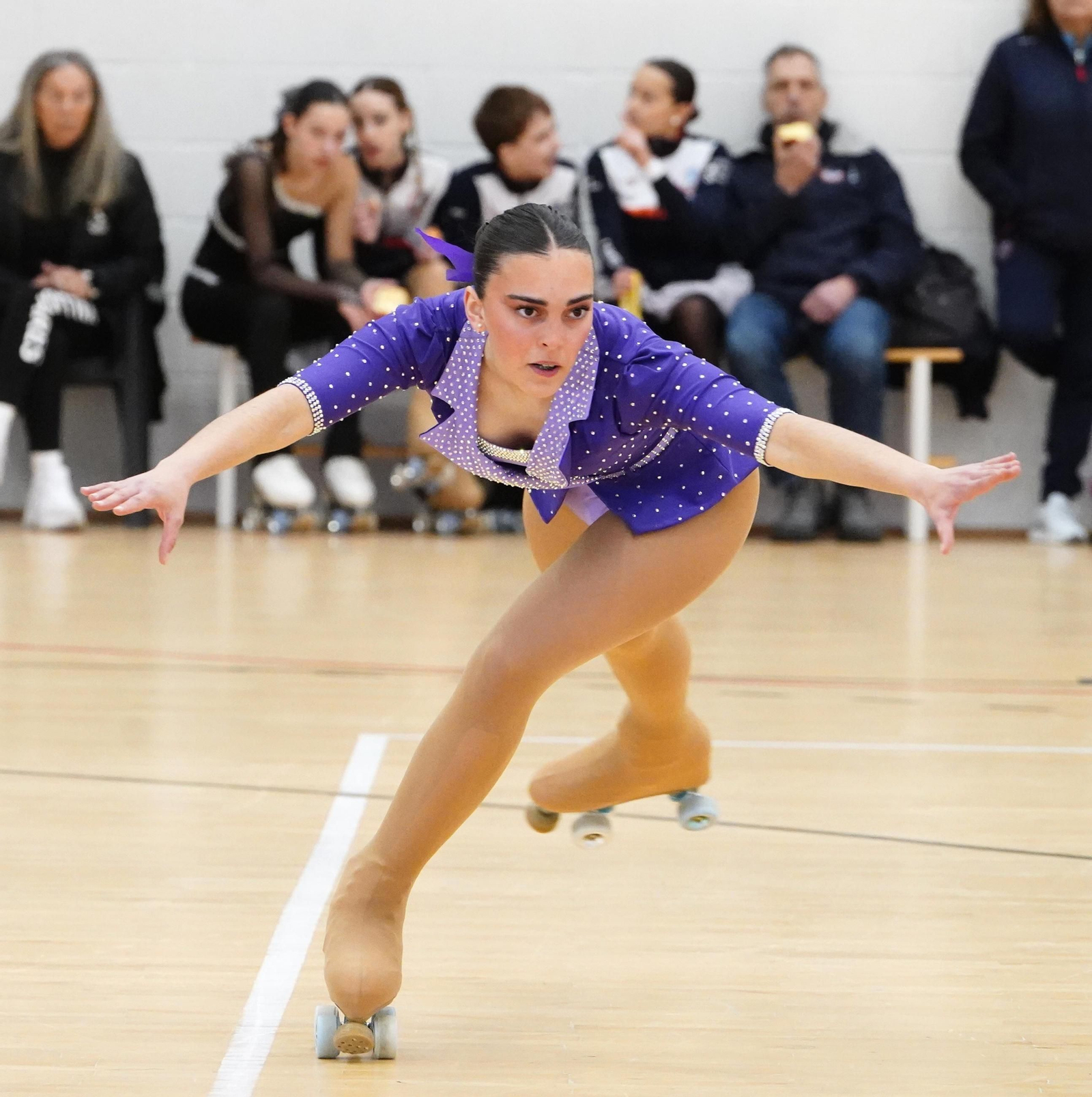 Galería | El patinaje gallego se exhibe en Redondela