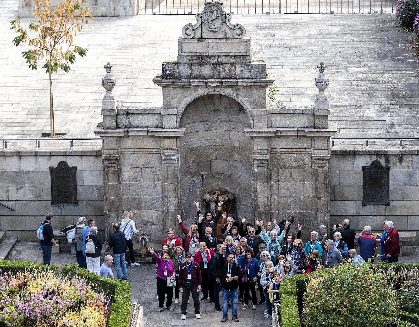 Los participantes en Reencontros en As Burgas