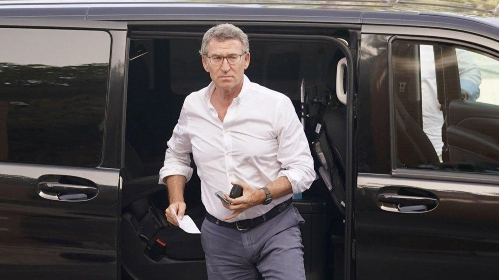 El presidente del PP, Alberto Núñez Feijóo. // Europa Press