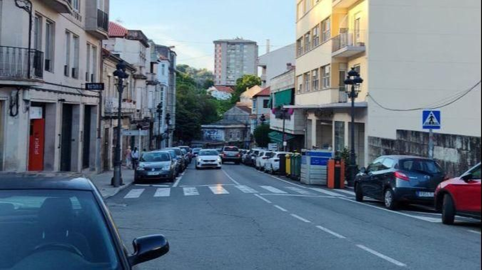 Rúa Progreso, en Ribadavia