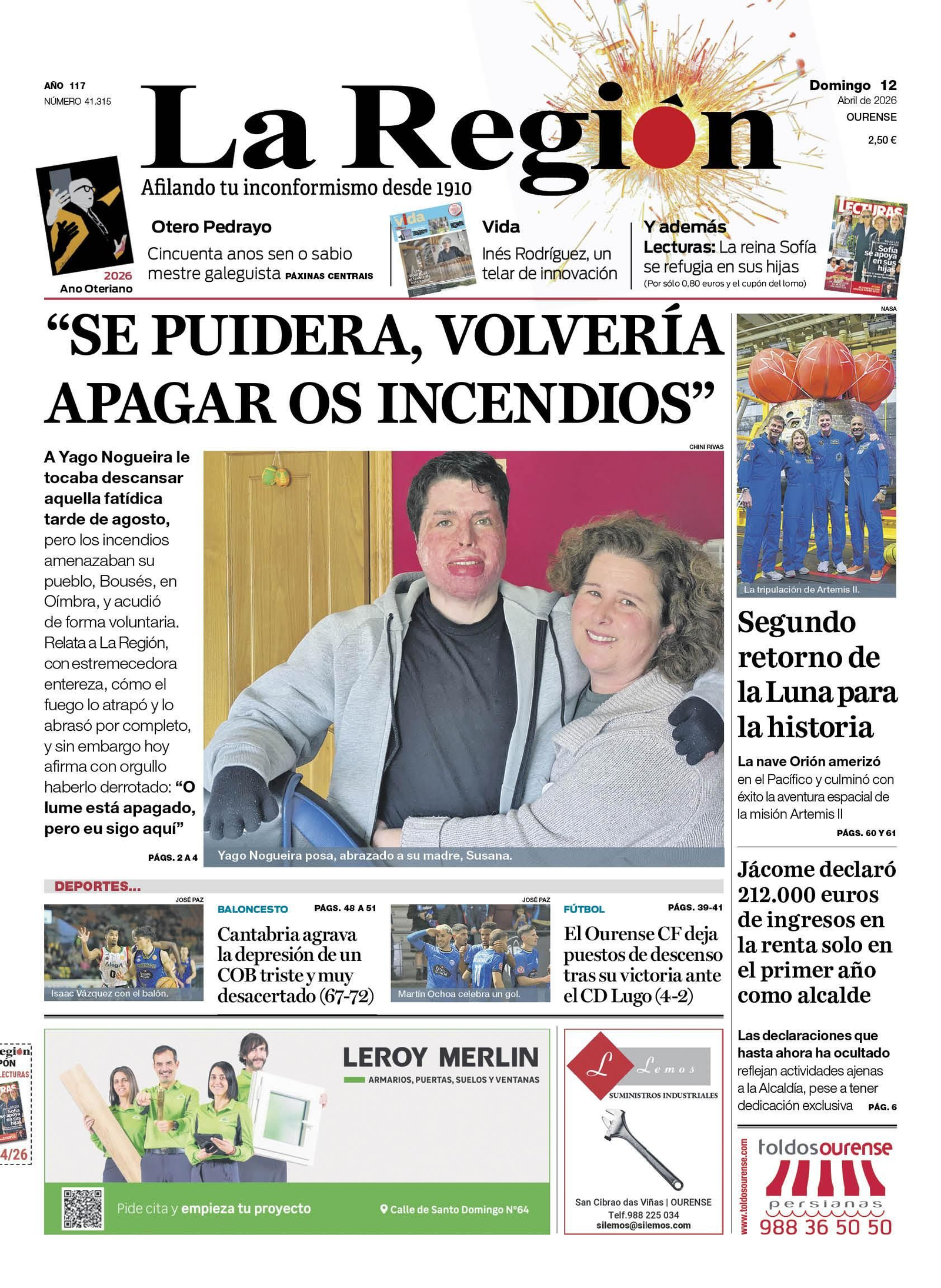 La portada del domingo