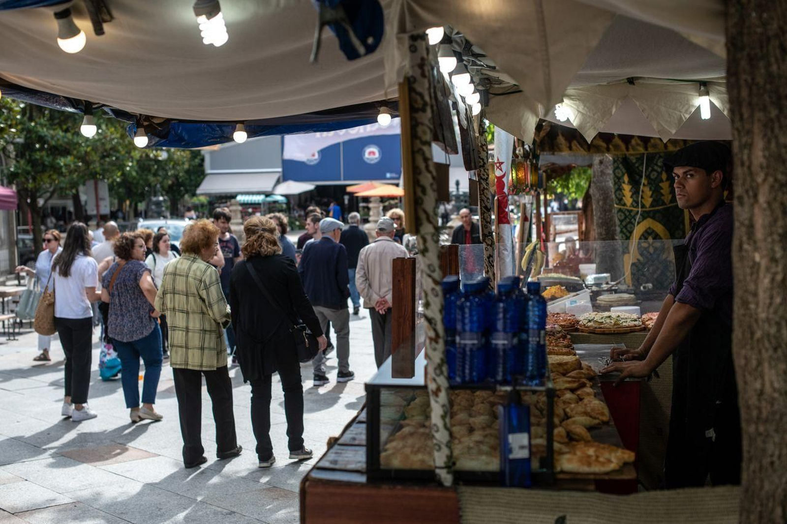Mercado medieval en la ciudad (ÓSCAR PINAL)
