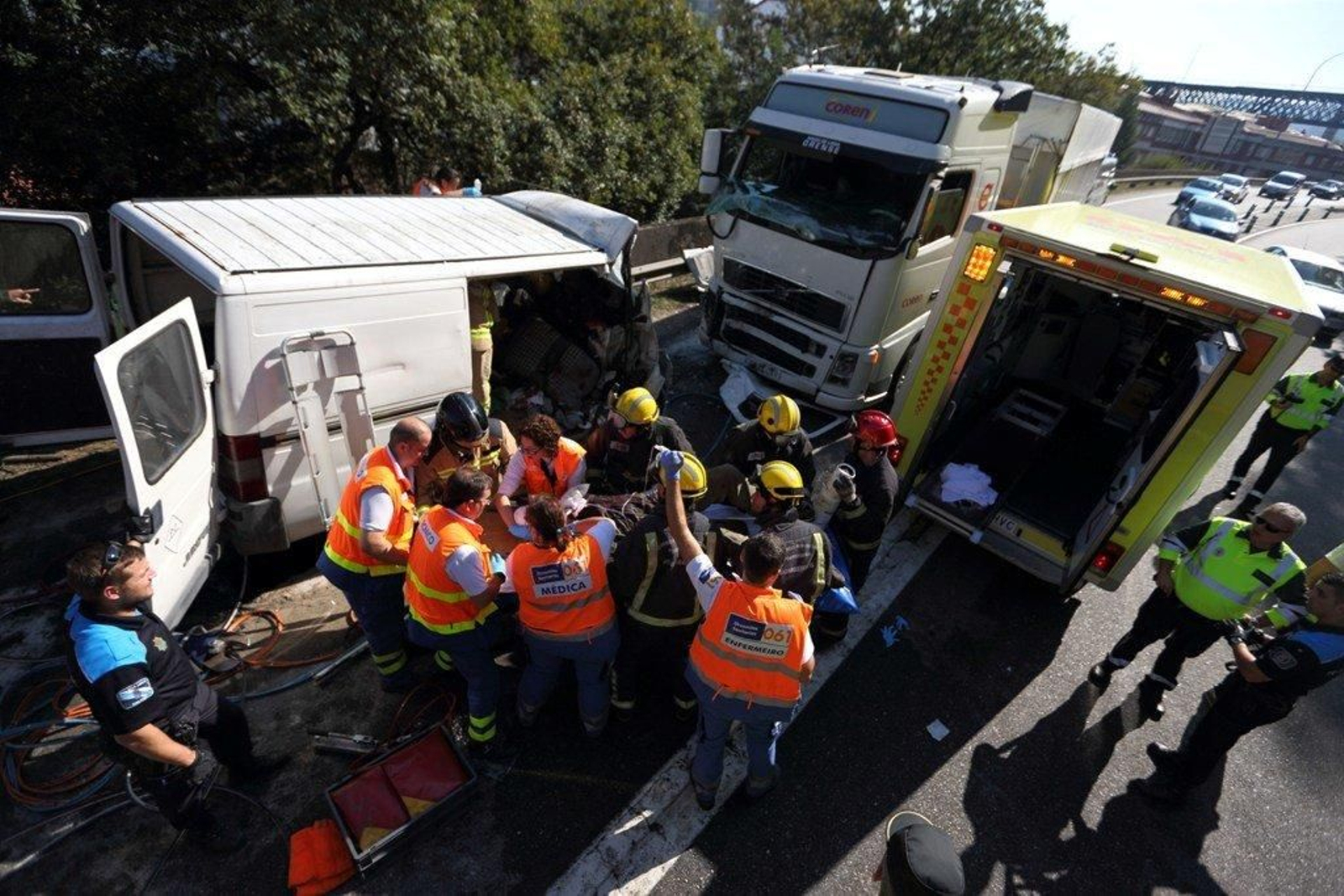 Accidente mortal en Redondela - Alberte 1