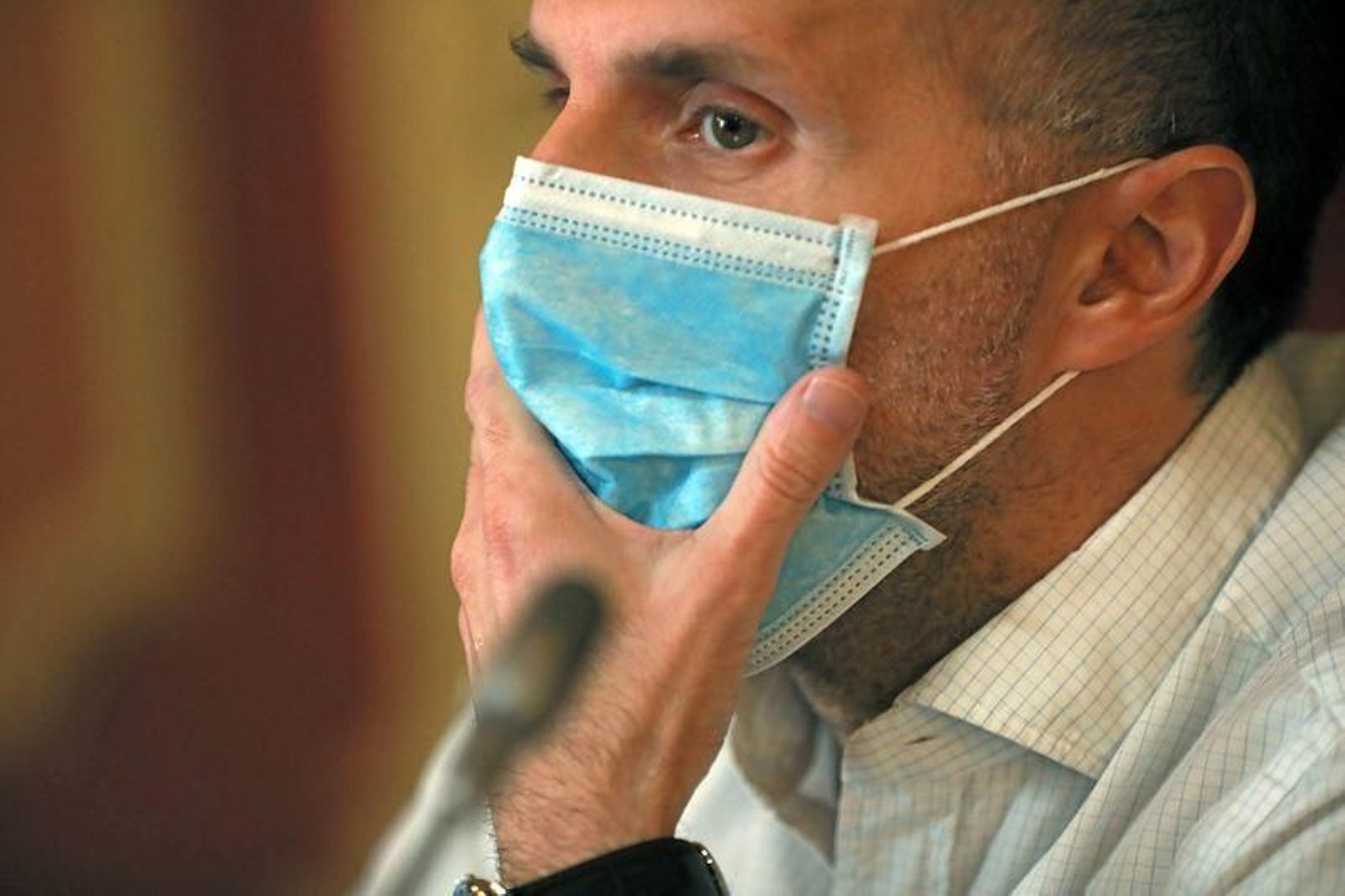 Gonzalo Pérez Jácome, en una de sus últimas intervenciones. (FOTO: José Paz)