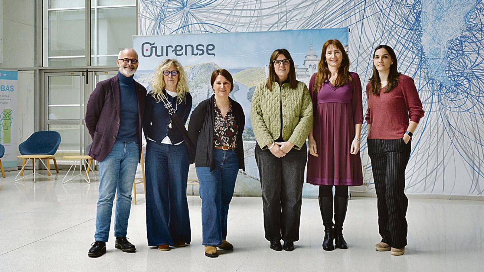 Protagonistas y organizadores del coloquio del Campus.