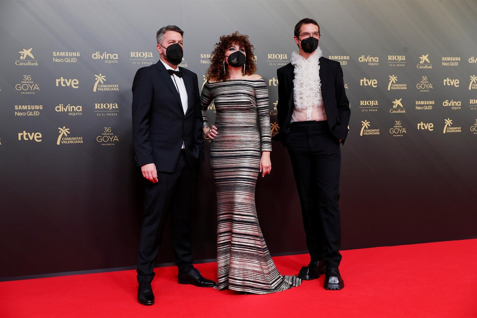 La alfombra roja de la 36ª edición de los Premios Goya. // EFE