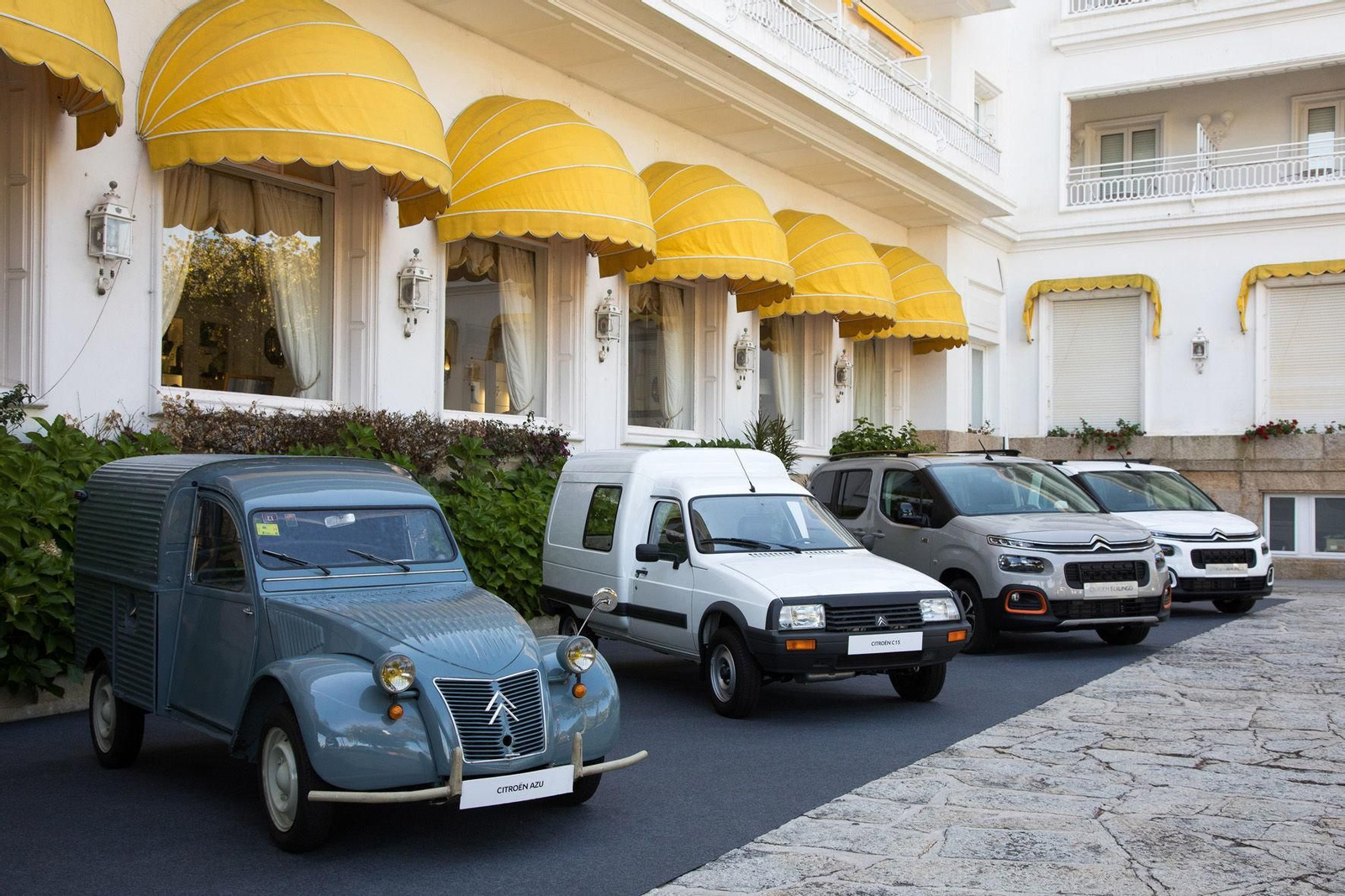 Evolución de las furgonetas (AZU, C15 y Berlingo) fabricadas en la factoría de Vigo.