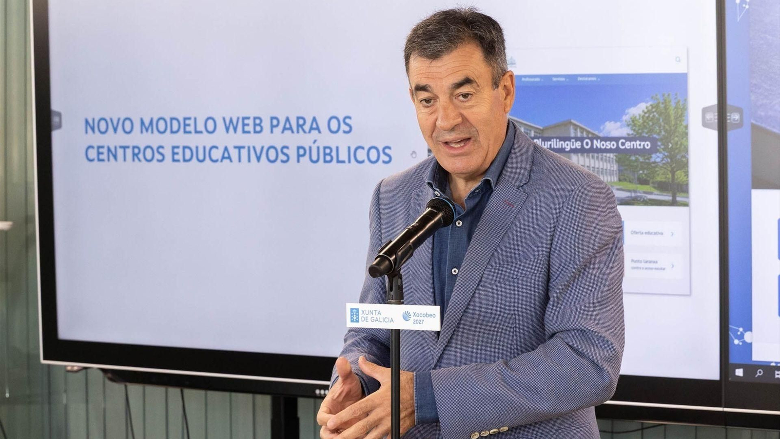 El conselleiro de Educación, Román Rodríguez, en una imagen reciente.