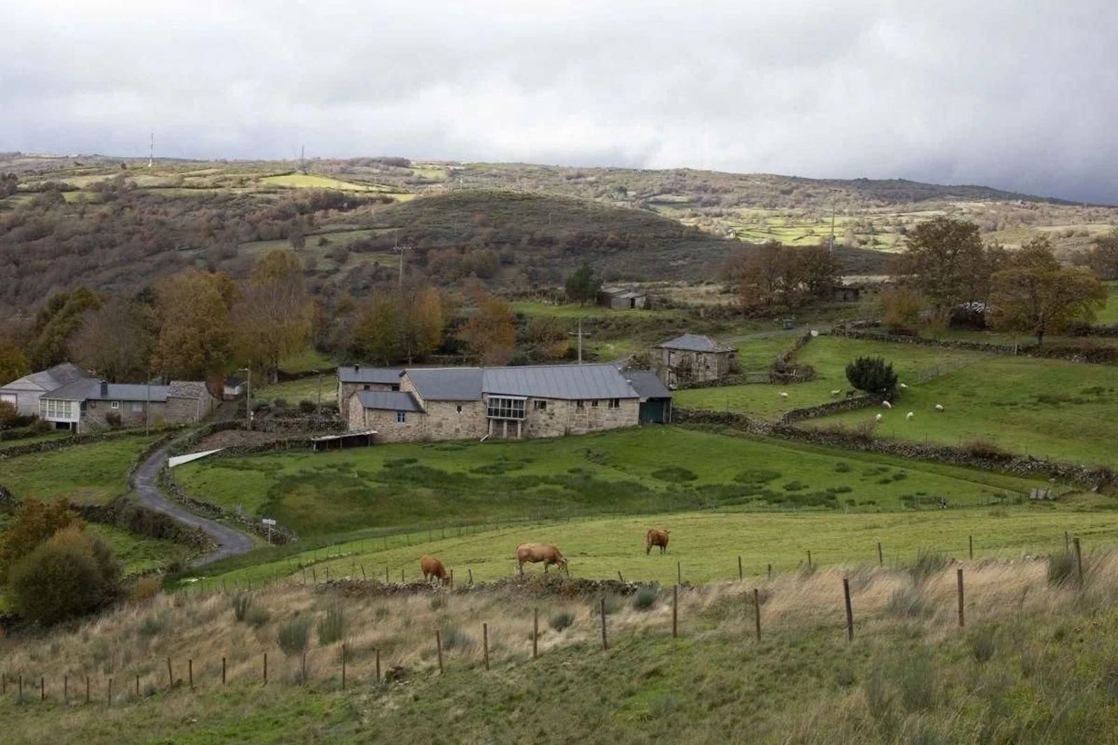 Una aldea en Chandrexa de Queixa.