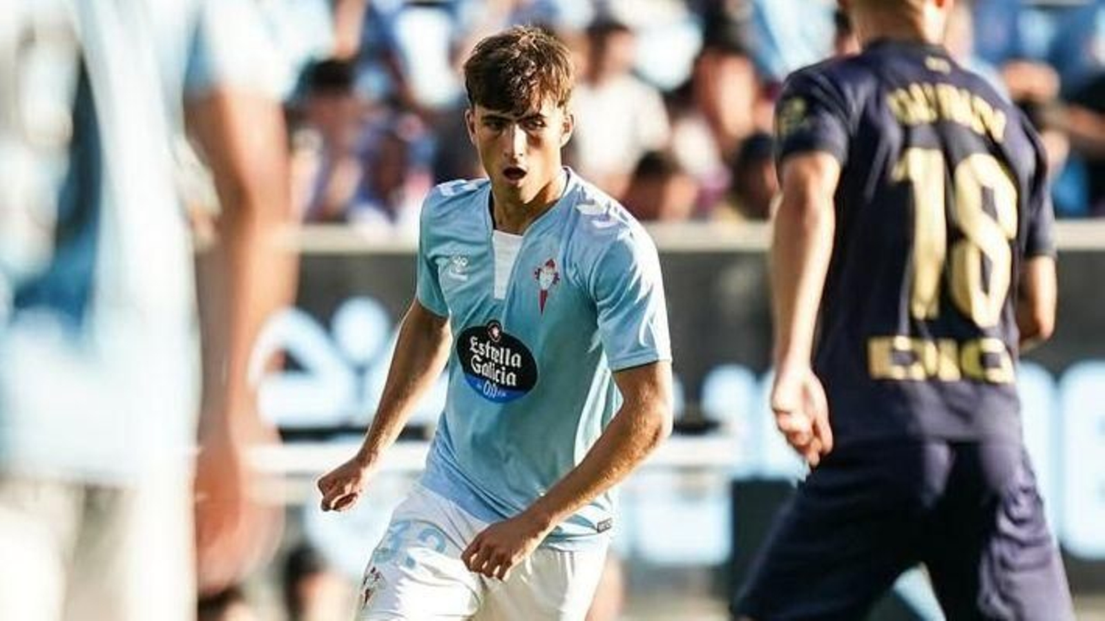 Javi Rodríguez tiene afectada la nariz tras sufrir un golpe.