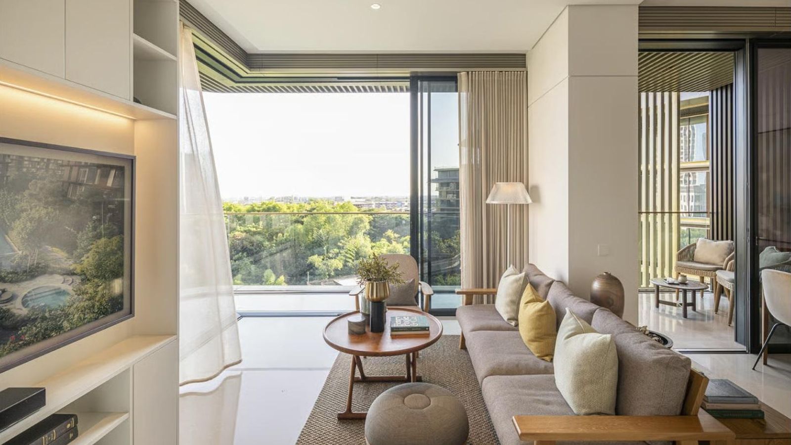 Interior de las viviendas de lujo diseñadas por Foster+Partners en Bangkok