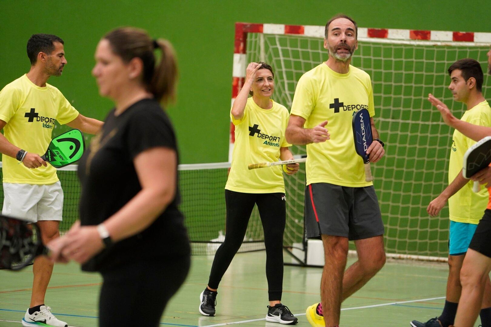 Pickeball con +Deporte Atlántico.