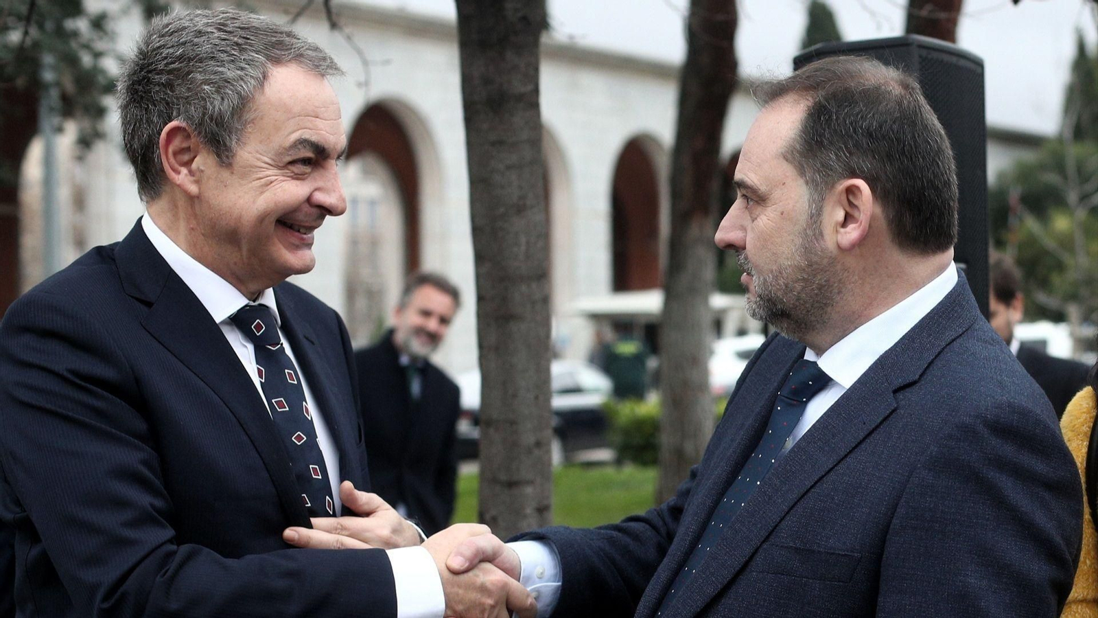 Un encuentro pasado entre Zapatero y Ábalos.