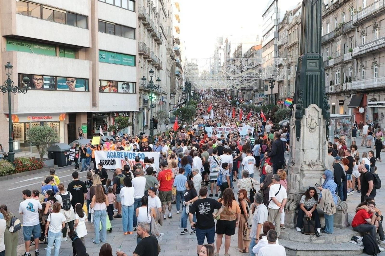 Galería | Vigo se suma a las protestas por una vivienda digna