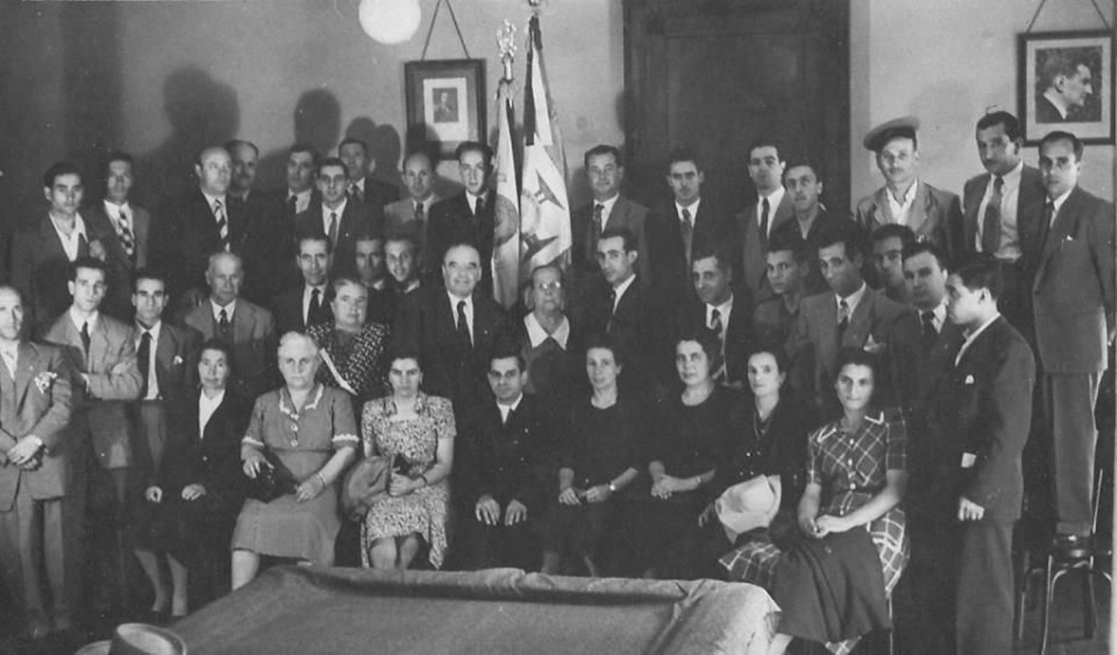 Una de las fotos históricas de los primeros años de la institución que aún conservan en sus archivos.