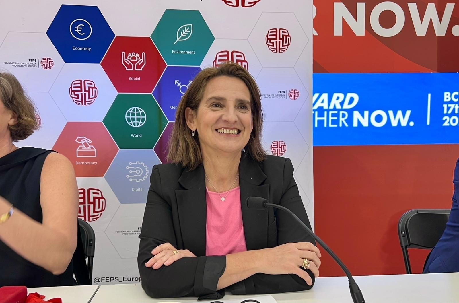 Teresa Ribera, vicepresidenta de la Comisión Europea para la Transición Limpia