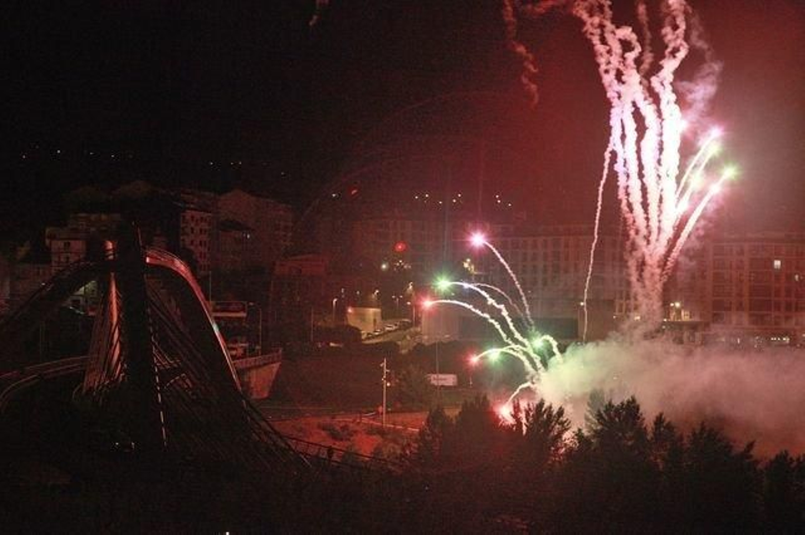 OURENSE. 01/07/2018 Fuegos artificiales fiestas de Ourense 2018 Foto: Miguel Angel
