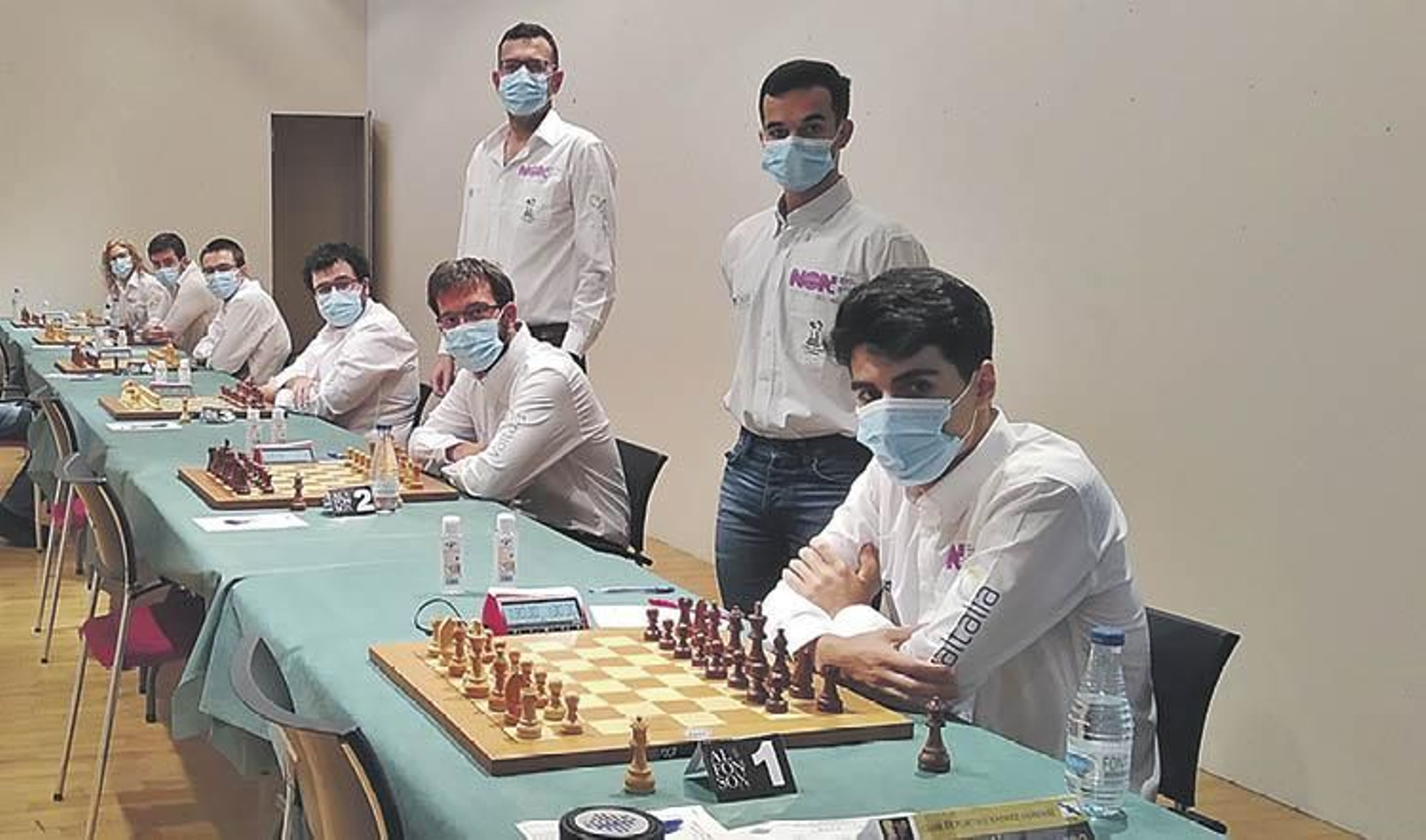 Parte del Xadrez Ourense “A”.