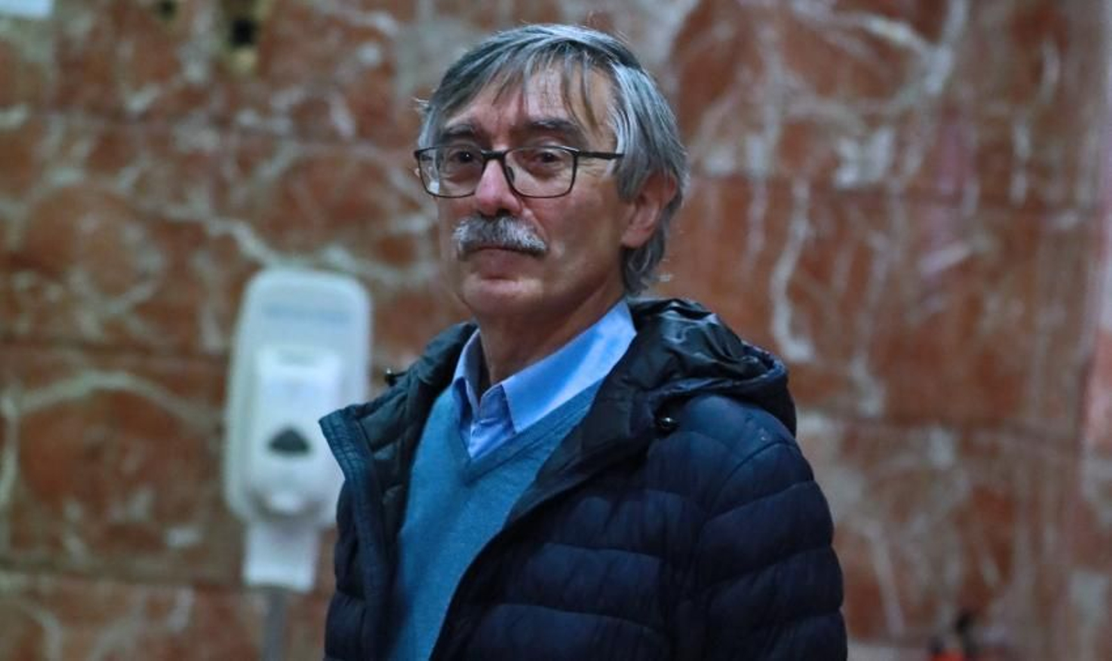 Raúl Veiga, onte no Teatro Principal (JOSÉ PAZ).