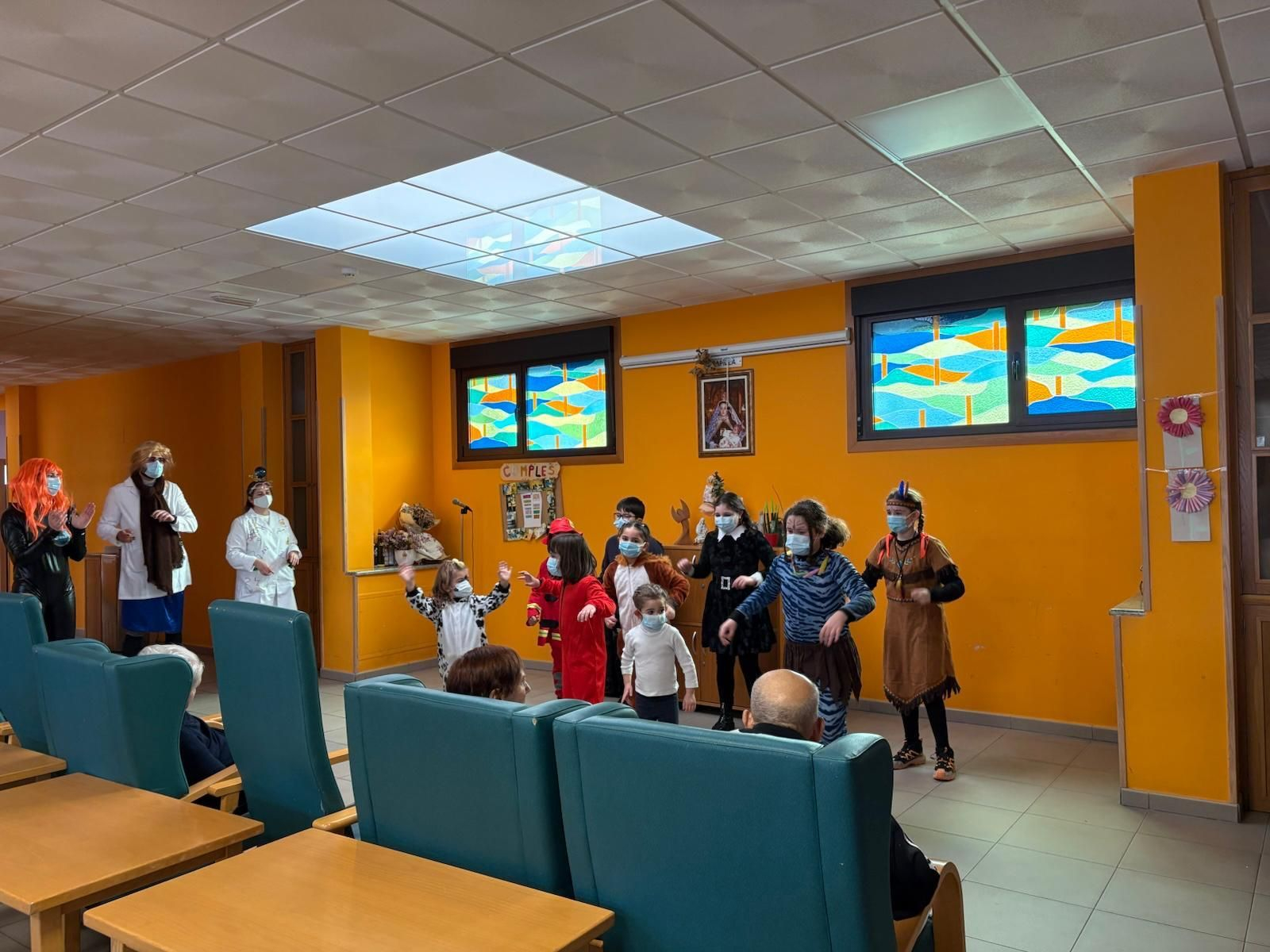 O Entroido no colexio Virxe da Pena da Sela do Irixo