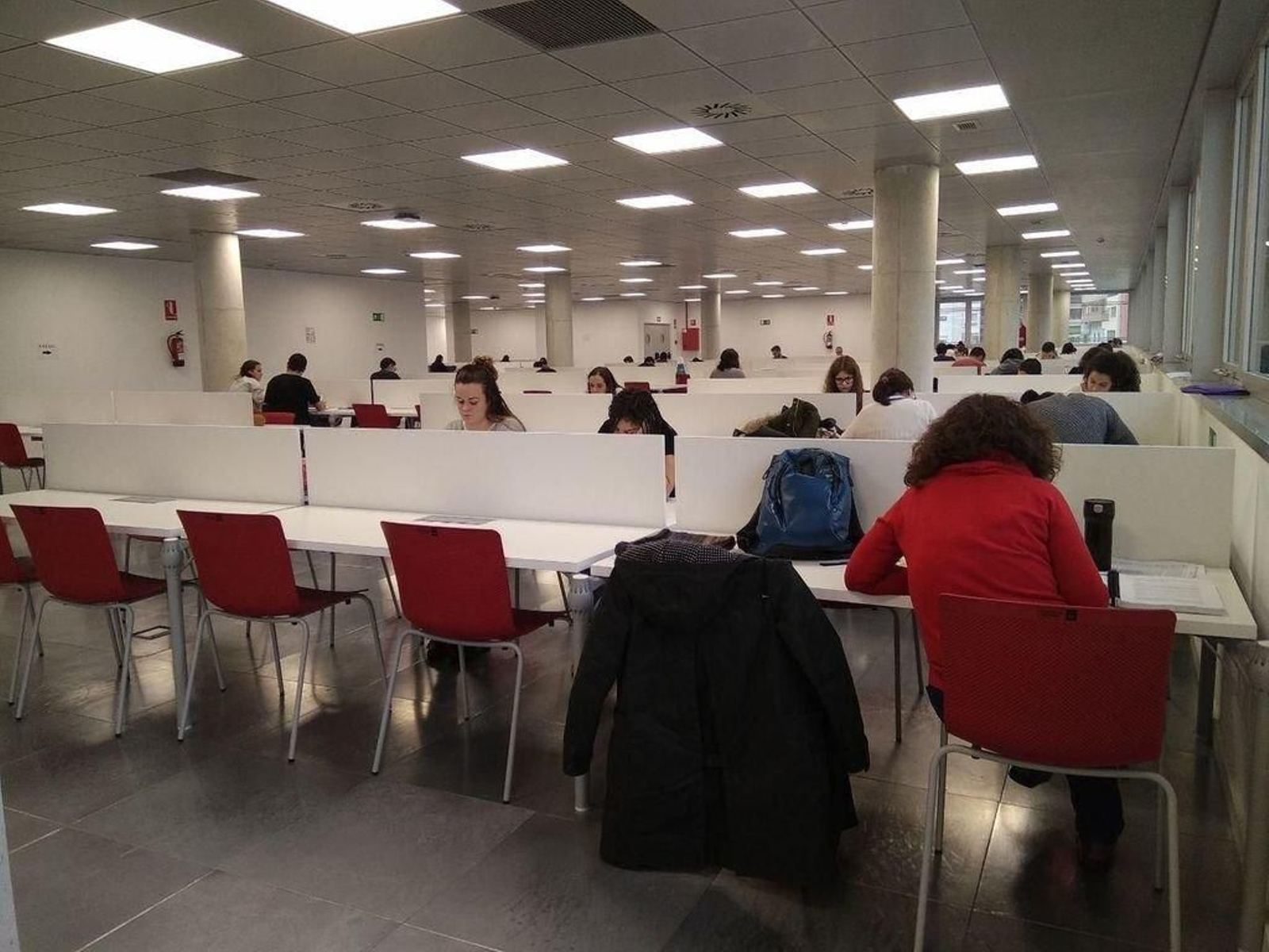La biblioteca del Auditorio Mar de Vigo.
