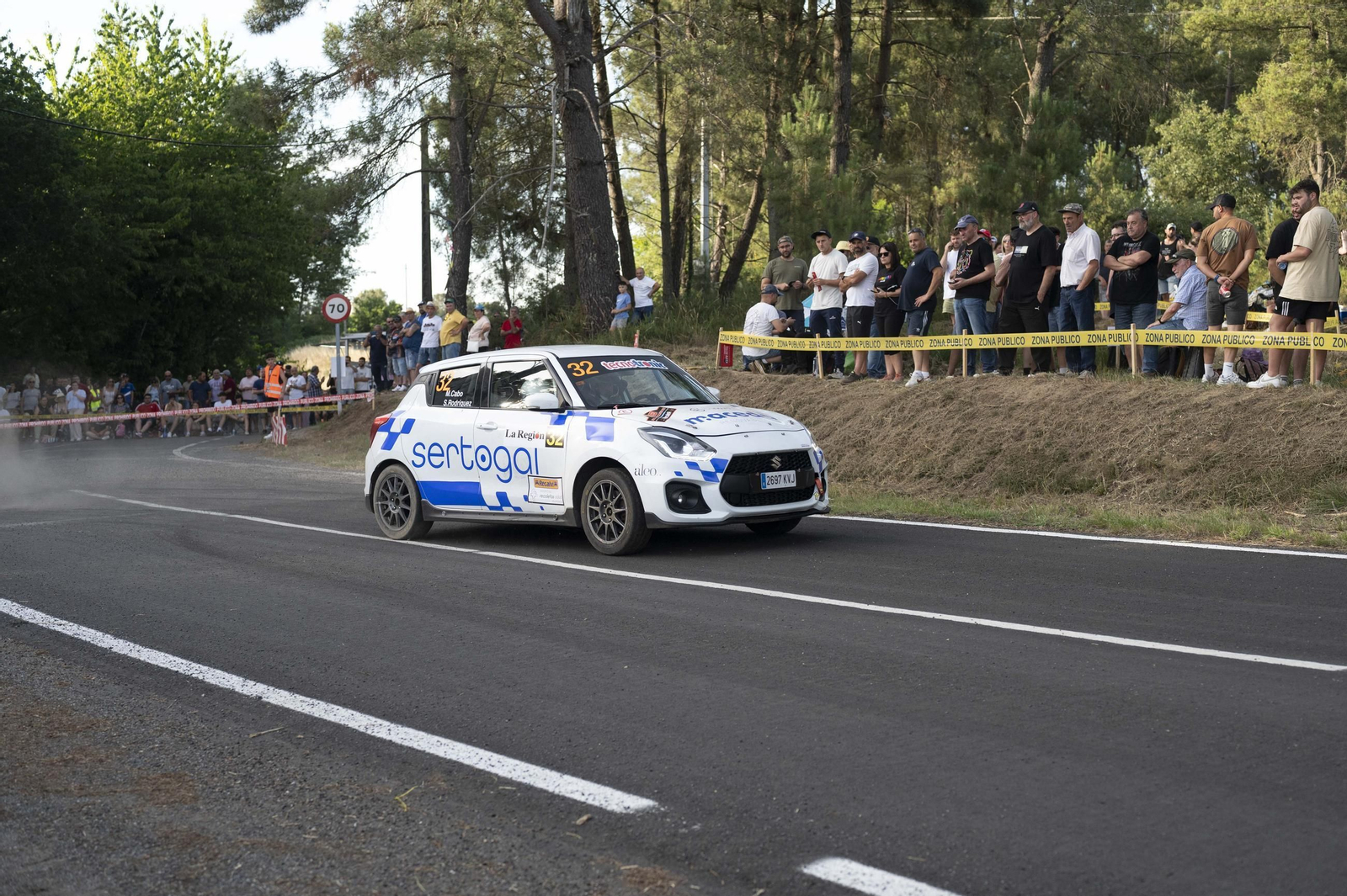 Galería | El tramo San Amaro-Cenlle estuvo lleno de velocidad en el Rally de Ourense, en fotos