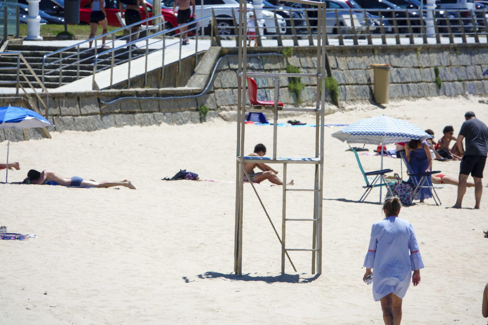 Galería | El calor se apodera de Vigo y llena las playas