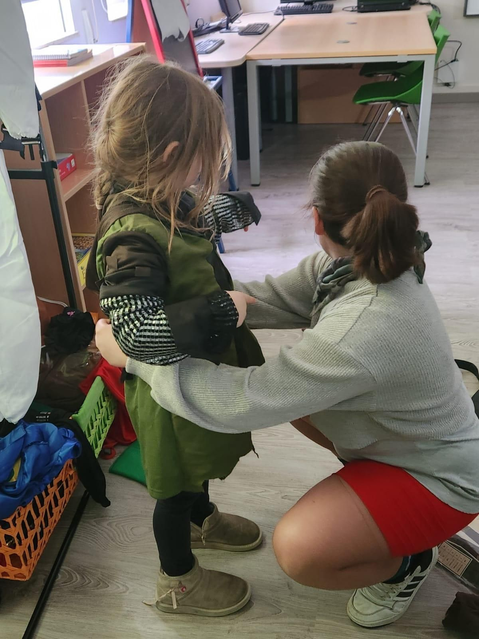 O Entroido no colexio de Vilar de Barrio