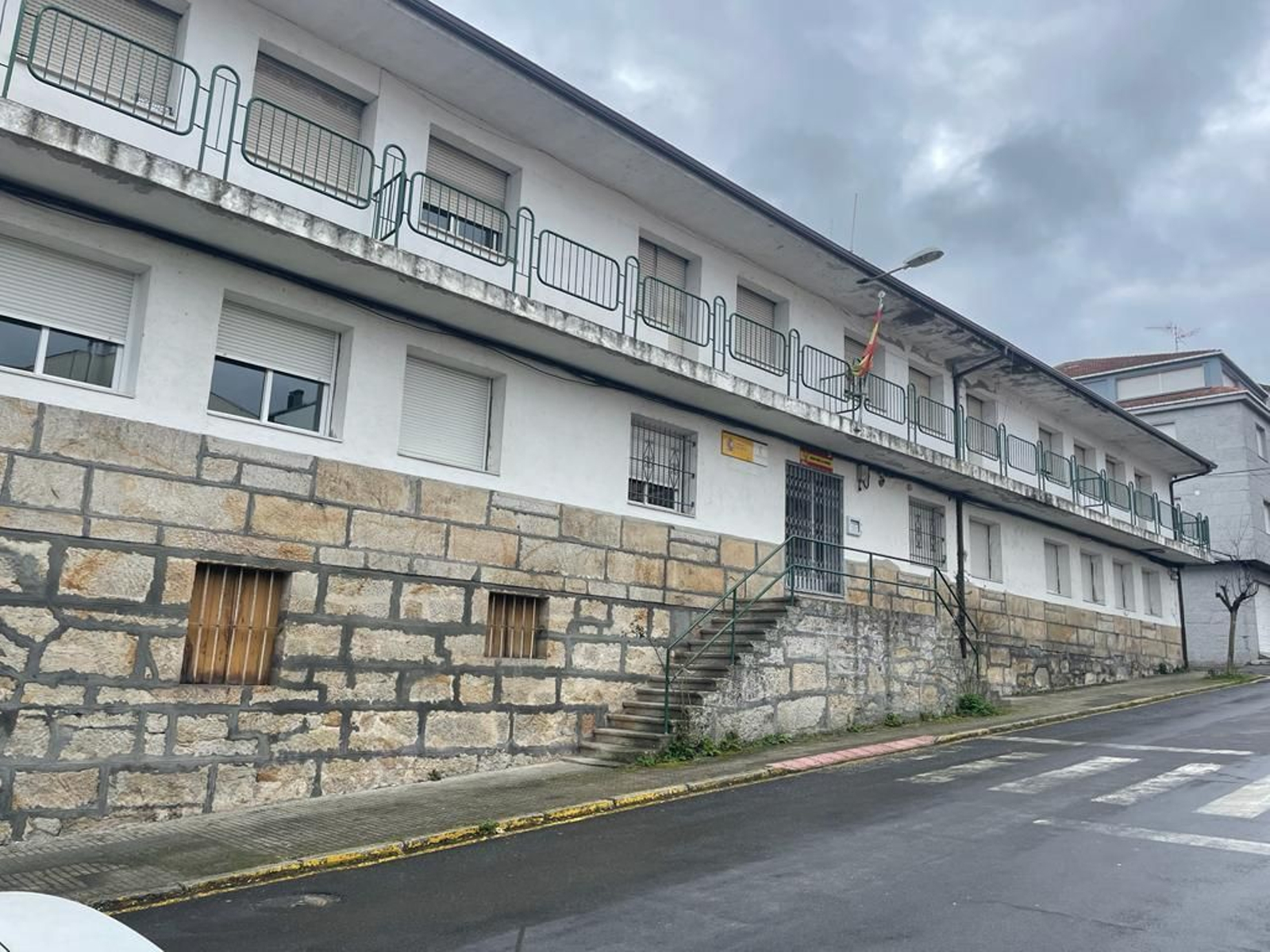 El puesto de la Guardia Civil de Maceda en la actualidad.