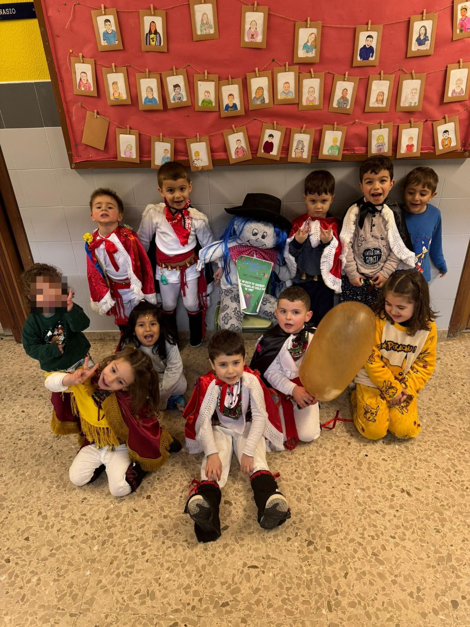 O Entroido no colexio de Sarreaus