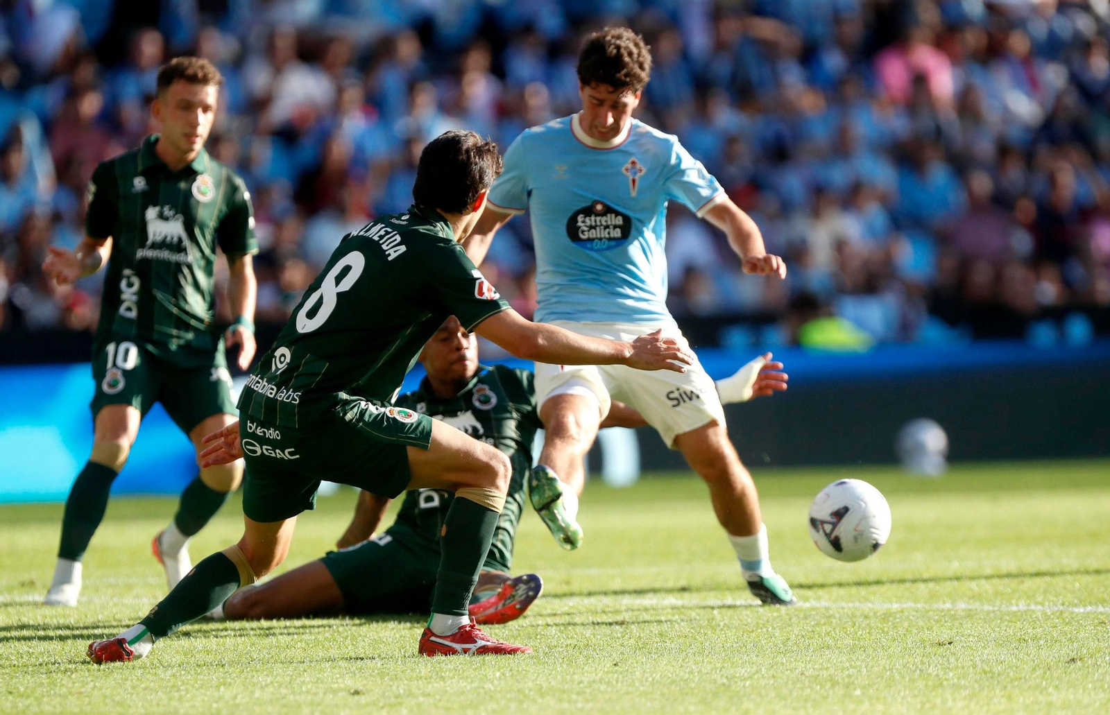 Galería | El partido entre Celta y Racing de Santander, en imágenes