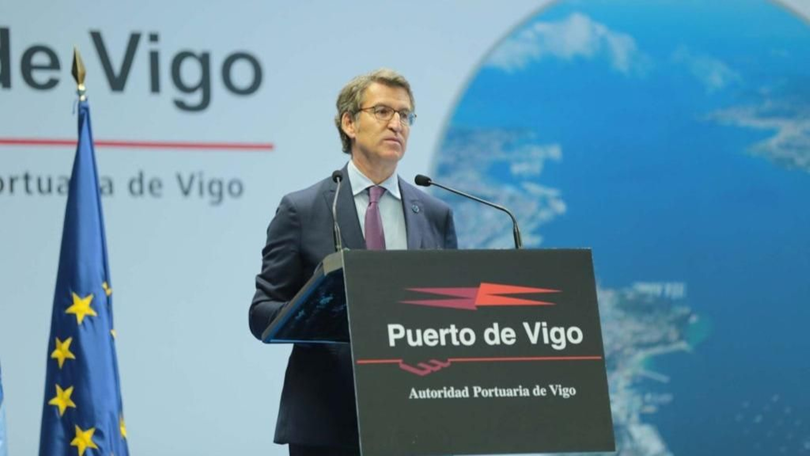 Feijóo, en su intervención para cerrar el acto.