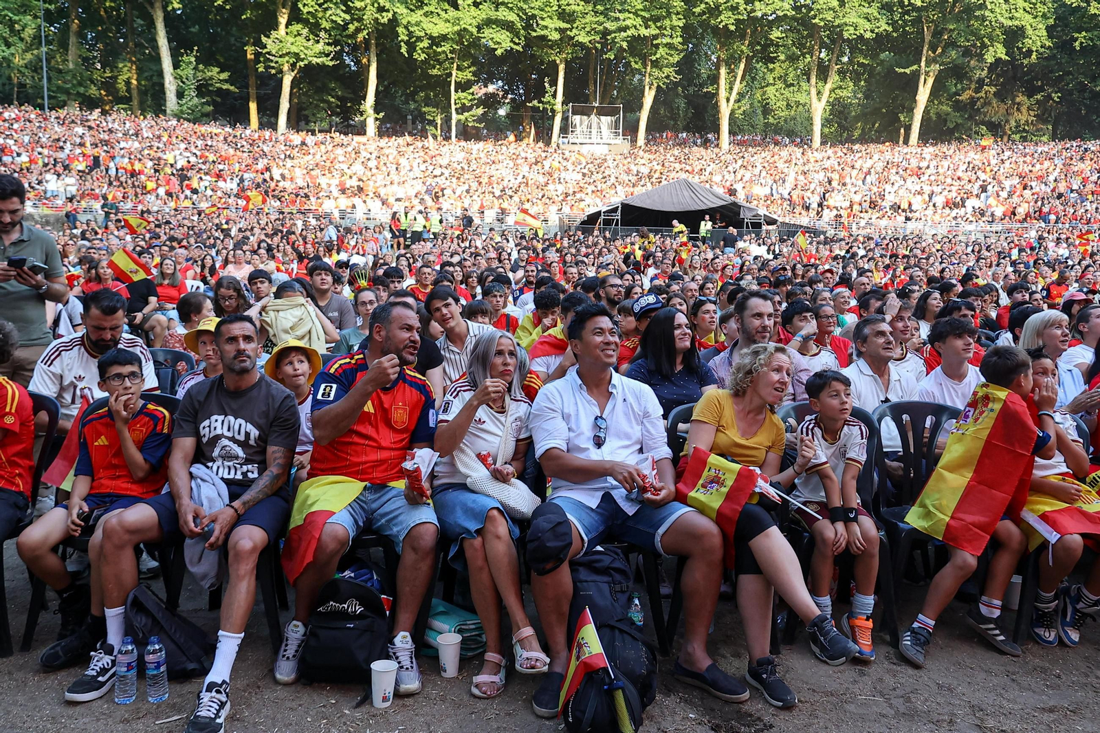Galería | Vigo celebra la victoria de España en el Mundial 2026